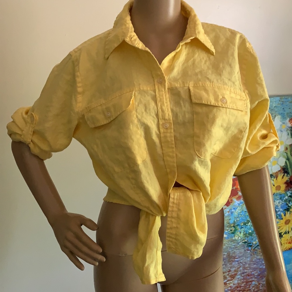 😍AMERICAN LIVING Linen Shirt😍